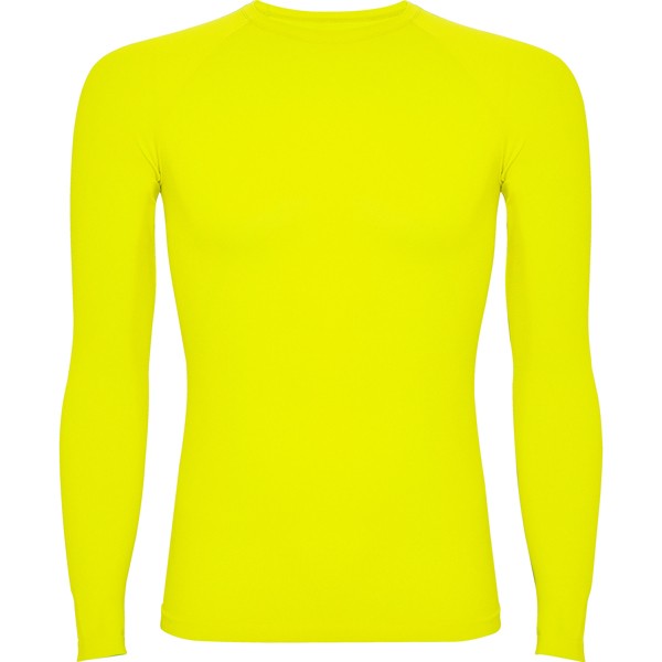 Termoaktywna koszulka z krótkim rękawem PRIME CA0365 - żółty fluorescencyjny