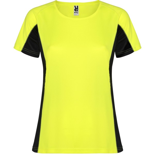 Odzież SHANGHAI WOMAN CA6648 - żółty fluorescencyjny/czarny