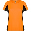 Odzież SHANGHAI WOMAN CA6648 - fluor pomarańczowy/czarny
