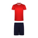 Strój sportowy UNITED CJ0457 - czerwony/niebieski
