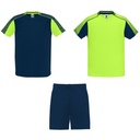 Strój sportowy JUVE CJ0525 - zielony fluorescencyjny/granatowy