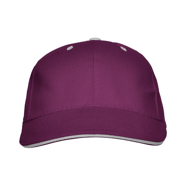 Czapka PANEL GO7008 - purpurowy