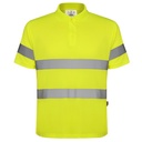 Koszulka polo odblaskowa POLARIS HV9302 - żółty fluorescencyjny
