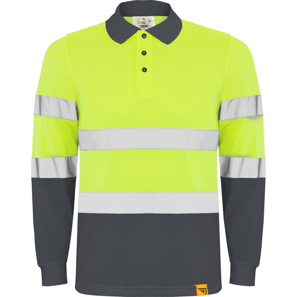 Odzież POLARIS L/S HV9306 - grafitowy/żółty fluorescencyjny