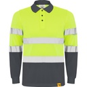 Odzież POLARIS L/S HV9306 - grafitowy/żółty fluorescencyjny