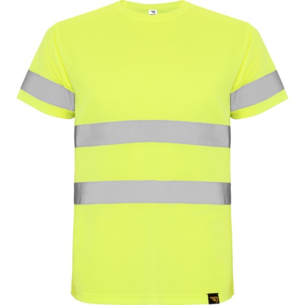Koszulka z krótkim rękawem odblaskowa DELTA HV9310 - żółty fluorescencyjny