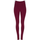 Legginsy AGIA LG0398 - bordowy/biały