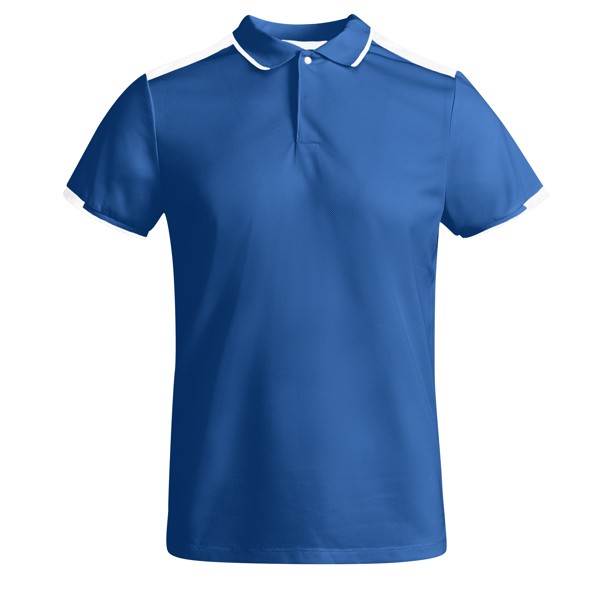 Koszulka polo TAMIL PO0402 - królewski/biały