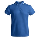 Koszulka polo TAMIL PO0402 - królewski/biały