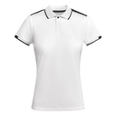 Koszulka polo TAMIL WOMAN PO0409 - biały/czarny