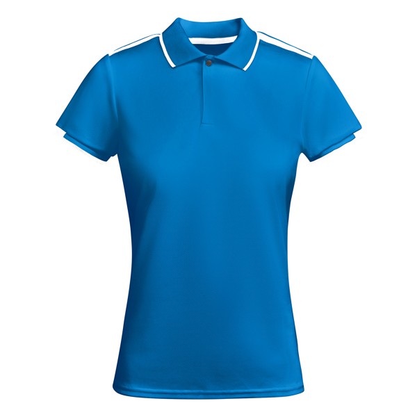 Koszulka polo TAMIL WOMAN PO0409 - królewski/biały