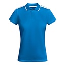 Koszulka polo TAMIL WOMAN PO0409 - królewski/biały