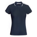 Koszulka polo TAMIL WOMAN PO0409 - granatowy/biały