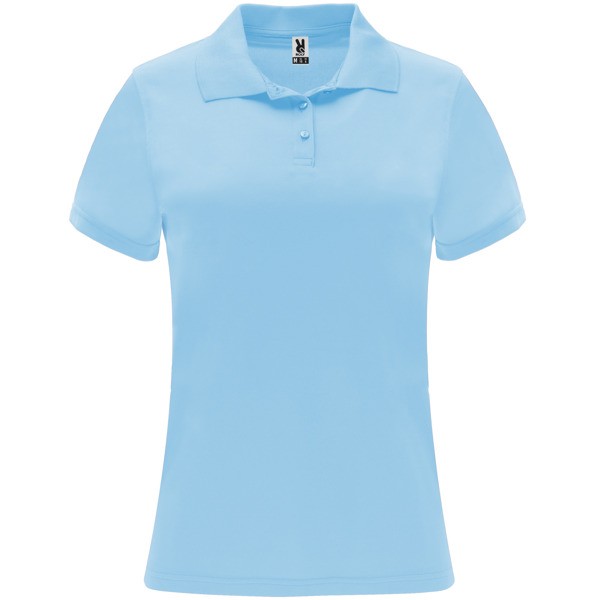 Koszulka polo MONZHA WOMAN PO0410 - błękitny