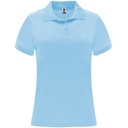Koszulka polo MONZHA WOMAN PO0410 - błękitny