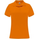 Koszulka polo MONZHA WOMAN PO0410 - pomarańczowy fluorescencyjny