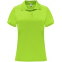 Koszulka polo MONZHA WOMAN PO0410 - limonkowy