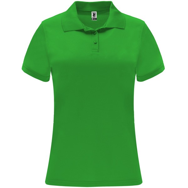 Koszulka polo MONZHA WOMAN PO0410 - zielony paprotkowy
