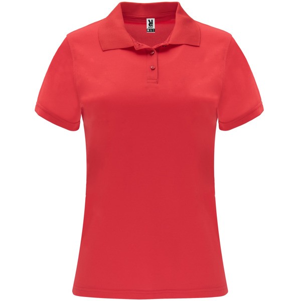 Koszulka polo MONZHA WOMAN PO0410 - czerwony