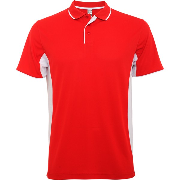 Koszulka polo MONTMELO PO0421 - czerwony/biały