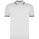 Koszulka polo MONTREAL PO6629 - biały/niebieski