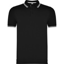 Koszulka polo MONTREAL PO6629 - czarny/biały
