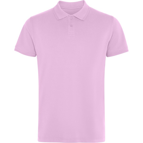 Koszulka polo WOS PO6441 - jasnoróżowy