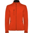 Kurtka softshell NEBRASKA WOMAN SS6437 - płomienna pomarańcz
