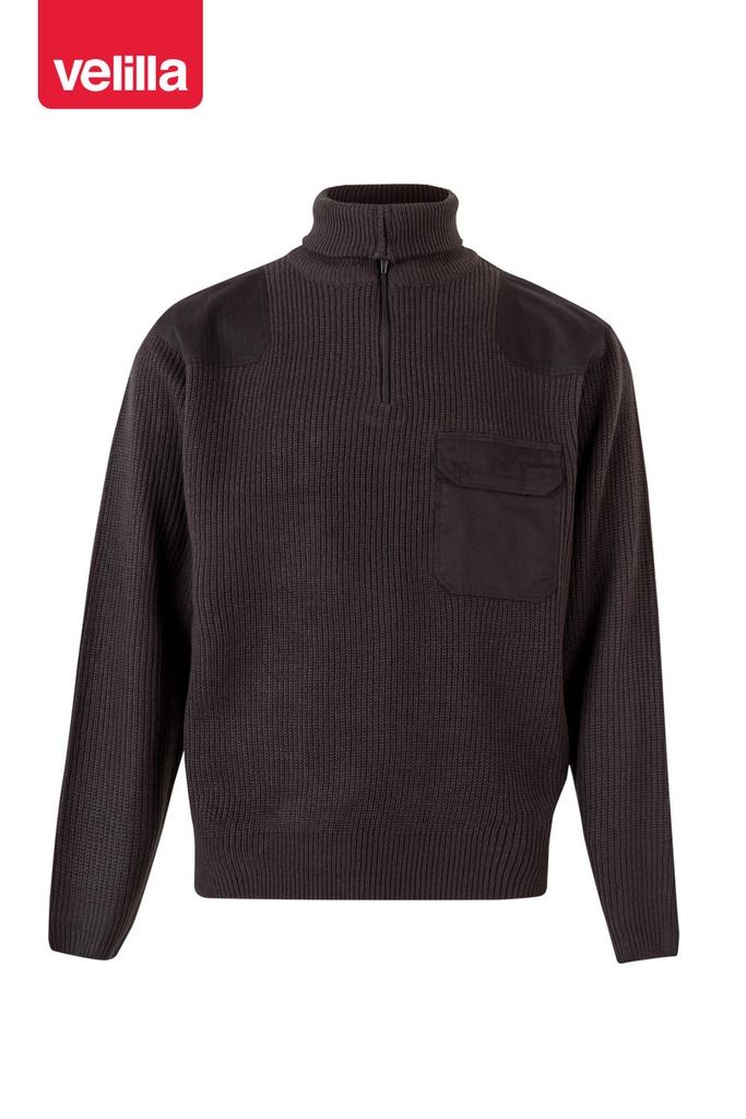 Sweter z wysokim kołnierzem 101 - GREY 08