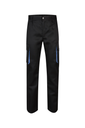 Spodnie dwukolorowe z wieloma kieszeniami 103004 - BLACK/SKY BLUE 00/05