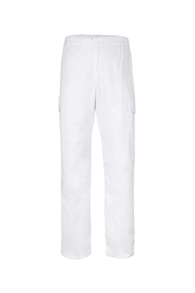 Spodnie z wieloma kieszeniami 103006 - WHITE 07