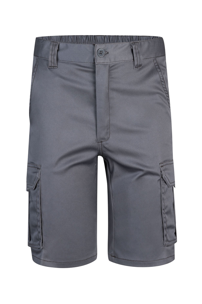 Spodenki stretch z wieloma kieszeniami 103009S - GREY 08