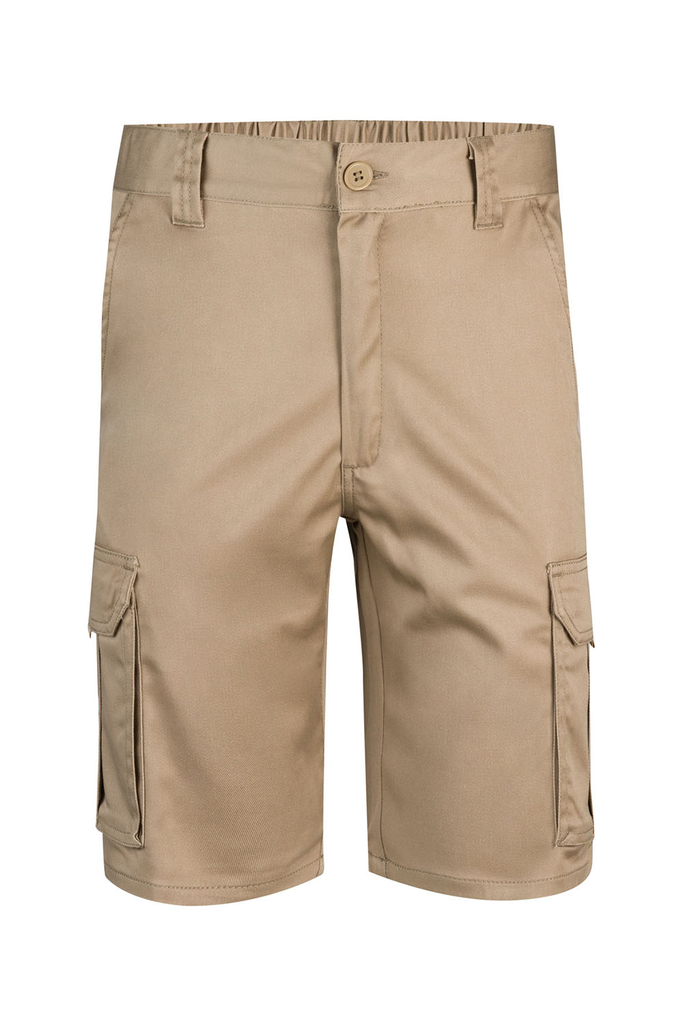 Spodenki stretch z wieloma kieszeniami 103009S - SAND BEIGE 46