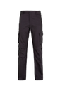 Spodnie stretch z wieloma kieszeniami 103012S - BLACK 00