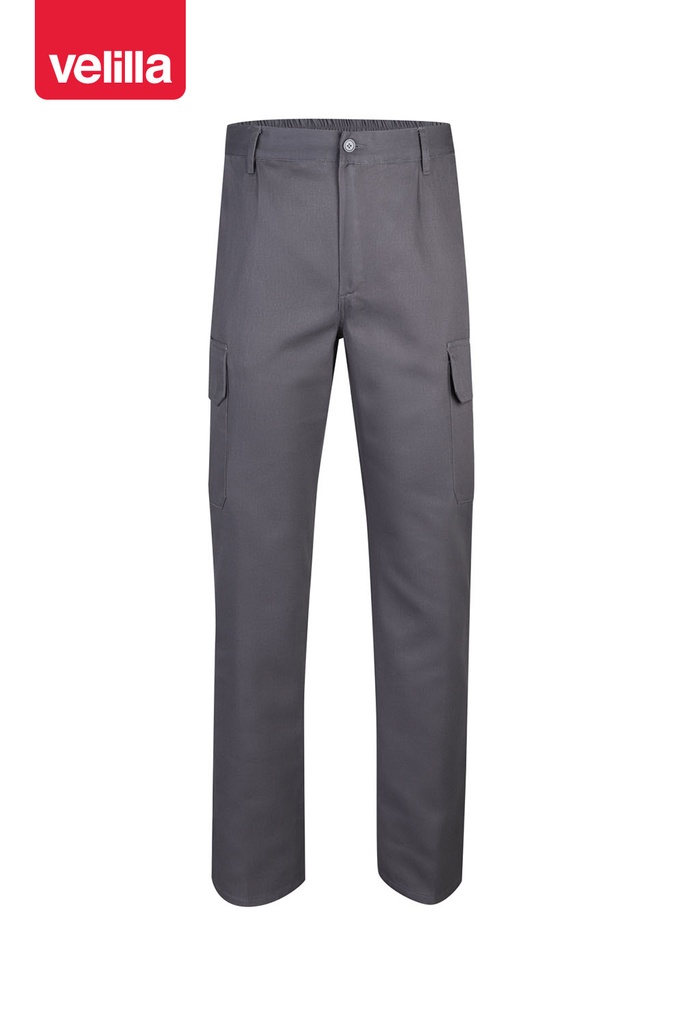 Spodnie z wieloma kieszeniami 103013 - GREY 08