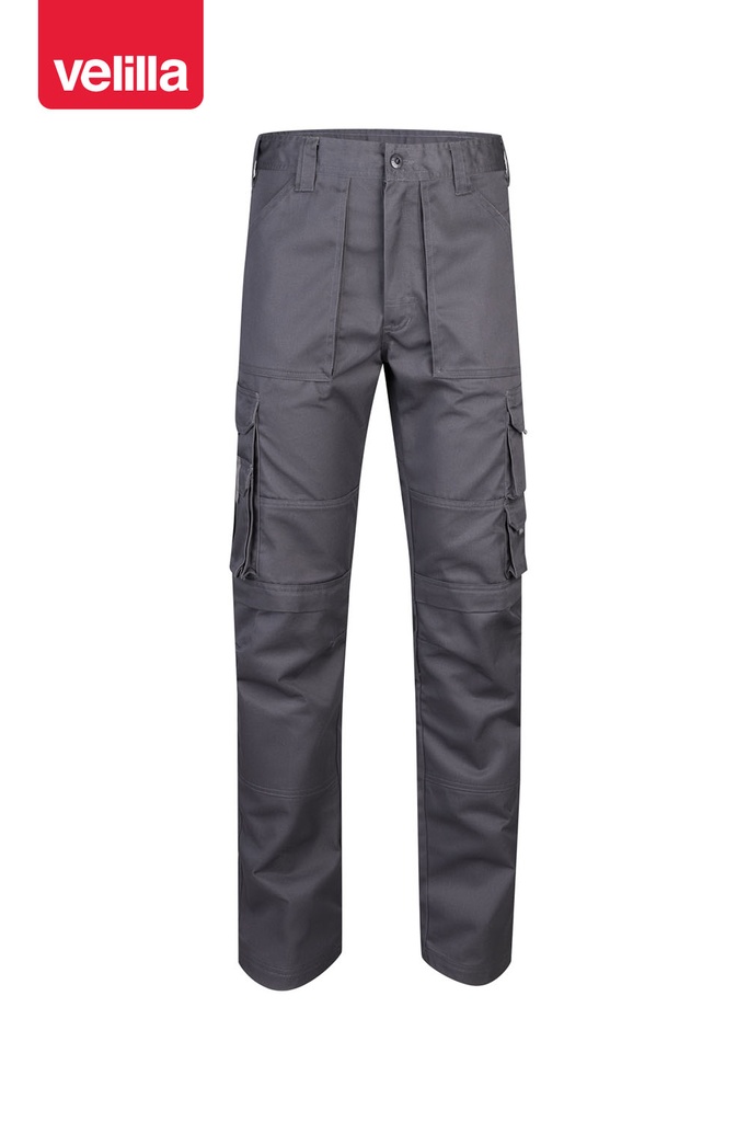 Spodnie z wieloma kieszeniami 103016 - GREY 08