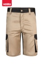 Spodenki dwukolorowe z wieloma kieszeniami 103021B - SAND BEIGE/BLACK 46/00