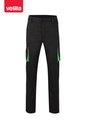Spodnie dwukolorowe stretch z wieloma kieszeniami 103024S - BLACK/LIME GREEN 00/25
