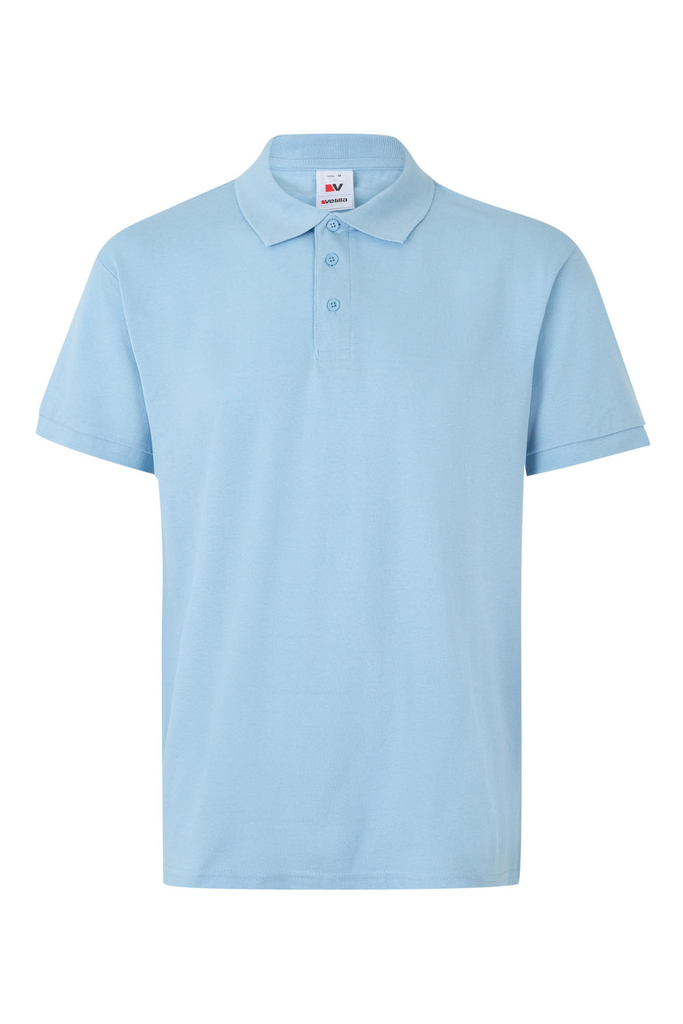 Koszulka polo z krótkim rękawem 105502 - LIGHT SKY BLUE 55