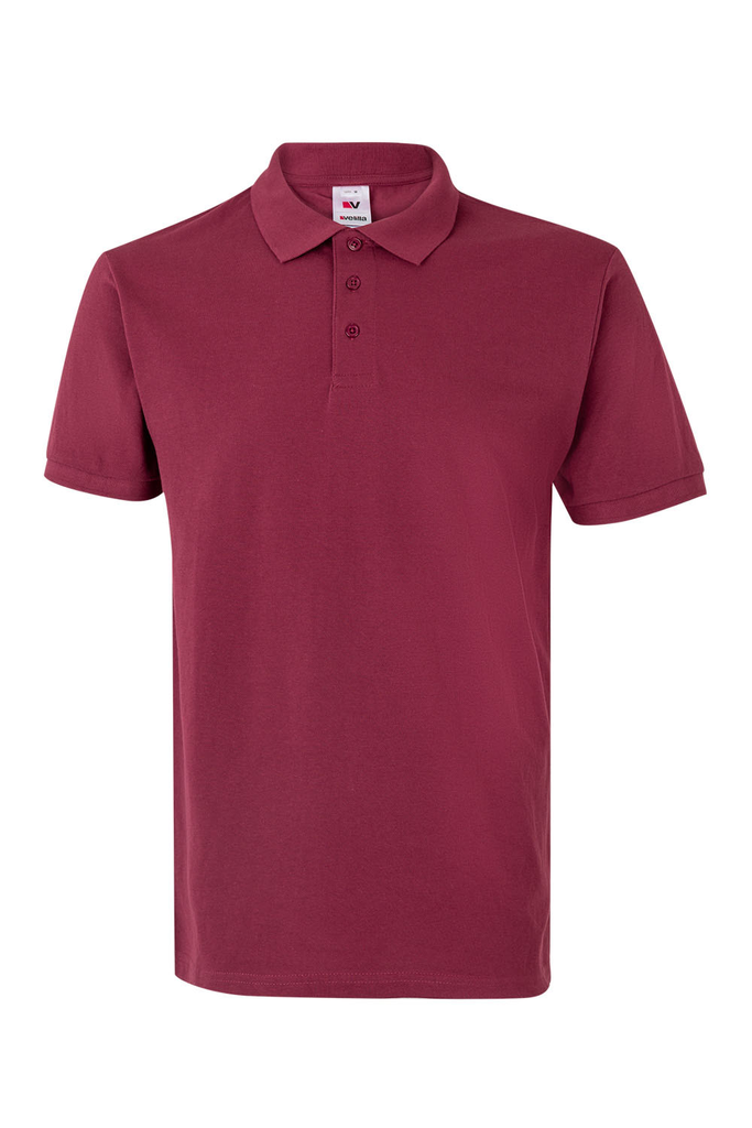 Koszulka polo z krótkim rękawem 105502 - MAROON 18