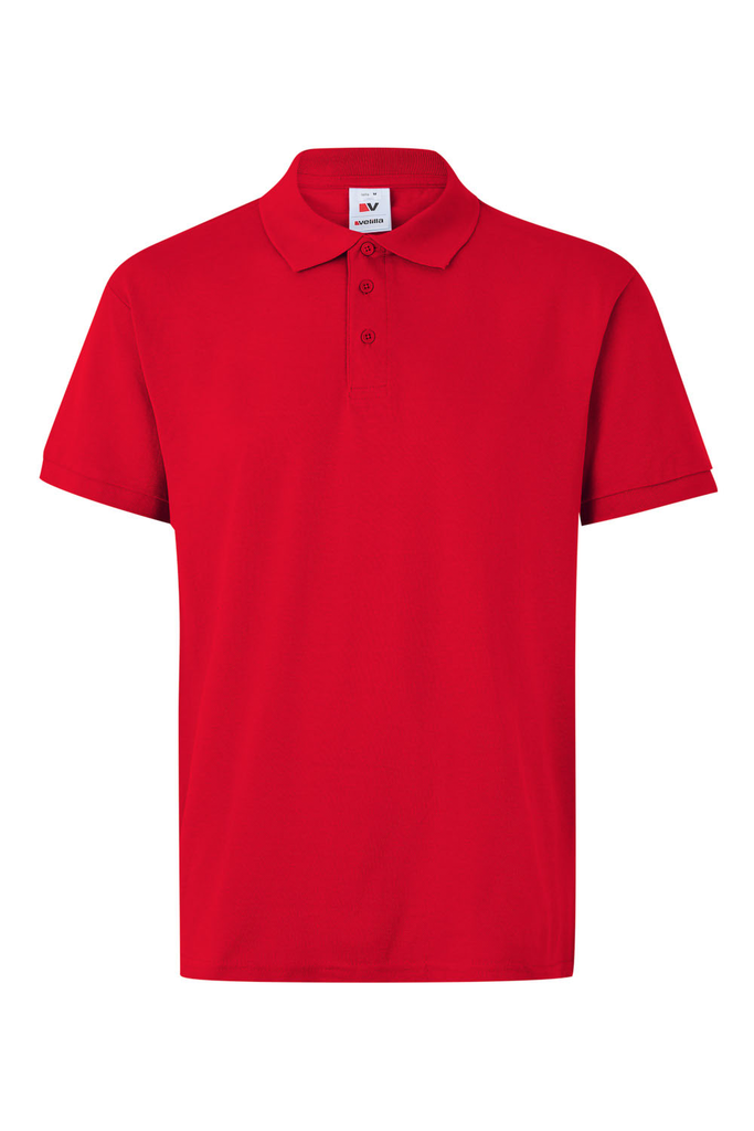 Koszulka polo z krótkim rękawem 105502 - RED 12