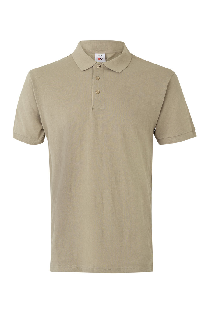 Koszulka polo z krótkim rękawem 105502 - SAND BEIGE 46