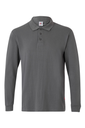 Koszulka polo z długim rękawem 105503 - GREY 08
