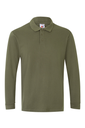 Koszulka polo z długim rękawem 105503 - KHAKI GREEN 03