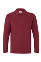 Koszulka polo z długim rękawem 105503 - MAROON 18