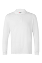 Koszulka polo z długim rękawem 105503 - WHITE 07