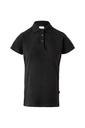 Koszulka polo stretch z krótkim rękawem damska 105509S - BLACK 00