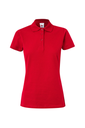 Koszulka polo stretch z krótkim rękawem damska 105509S - RED 12