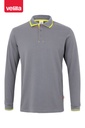 Koszulka polo dwukolorowa z długim rękawem 105515 - GREY/HI-VIS YELLOW 08/20