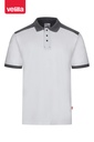 Koszulka polo dwukolorowa stretch z krótkim rękawem 105519S - WHITE/GREY 07/08